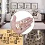 Picture Hangers, Nails for Hanging Kit, Gold 120 Pieces Professional Photo Frame Hooks for Wall Mounting Supports 10-100 lbs & Reduce Damage to Walls by GoldskyUS (Gold,120pcs)