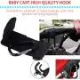 Joyleah Aluminum Alloy Baby Pushchair Hook Kids Stroller Hanger Pram Hanging Holder