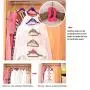 BESTOMZ Cascading Hanger Hooks Non Slip Flocked Clothes Hangers Hooks Pack of 10 BESTOMZ Cascading Hanger Hooks Non Slip Flocked Clothes Hangers Hooks Pack of 10