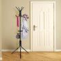 Sylbillionair Coat Hat Metal Rack Organizer Hanger Hook Stand for Purse Handbag Clothes Scarf