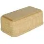Teng Tian Basket Storage Basket Square Boxes Desktop Organizer America White Wood Imported Indonesian Rattan Casual Style,