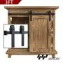 WINSOON 3FT Super Mini Sliding Barn Door Cabinet Hardware Kit for Single Door TV Stands Small Wardrobe Cabinets, J Shape Hanger (NO Cabinet) WINSOON 3FT Super Mini Sliding Barn Door Cabinet Hardware Kit for Single Door TV Stands Small Wardrobe Cabinets, J Shape Hanger (NO Cabinet)
