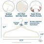 Closet Complete Hangers, 50, Black