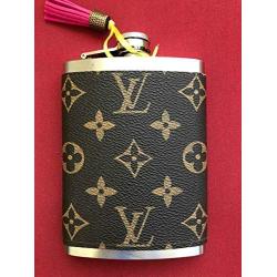 Handcrafted Flask handmade with re-purposed Canvas