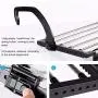 AUSUKY Home Clothes Shoes Drying Rack Laundry Stand Folding Hanger Dryer Storage Portable Stainless Steel Drying Rack