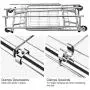 LANGRIA Heavy Duty Rolling Commercial Double Rail Clothing Garment Rack with Wheels Expandable Rods Collapsible Clothes Rack Max Load Capacity 287 lbs. for Bedroom Dressing Room Store (Chrome) LANGRIA Heavy Duty Rolling Commercial Double Rail Clothing Garment Rack with Wheels Expandable Rods Collapsible Clothes Rack Max Load Capacity 287 lbs. for Bedroom Dressing Room Store (Chrome)