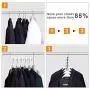 TerHoo Magic Hangers Space Saving Hangers for Clothes Closet Space Saving Wardrobe Clothing Hanger Oragnizer, 2019 Wonder Space Saver Hangers (4 Pack)