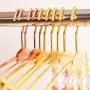 Pretty-GENTLE 20 Pcs/Lot Exquisite Metal Bold Non Slip Underwear Alloy Hanger Underwear Clothes Rack,Rose Gold 20Pcs