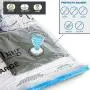 Smart Design MagicBag Instant Space Saver Storage - Airtight Double Zipper - for Clothing, Pillows, More - Home Organization - Hanging Extra Large Dress - (2 Bags)