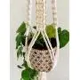 Macrame Plant Hanger / Hanging Plant Holder / Double Twist / Plant Lover Gift / Housewarming Gift / Natural White / Dorm Decor Macrame Plant Hanger / Hanging Plant Holder / Double Twist / Plant Lover Gift / Housewarming Gift / Natural White / Dorm Decor