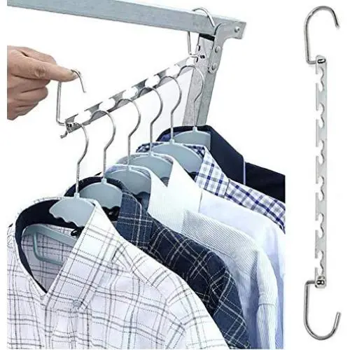 Metal Multifunctional Hangers 10 pcs Clothes Hanger with Hook Metal Iron Hanger Useful Home Supplies Metal Multifunctional Hangers 10 pcs Clothes Hanger with Hook Metal Iron Hanger Useful Home Supplies