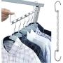 Metal Multifunctional Hangers 10 pcs Clothes Hanger with Hook Metal Iron Hanger Useful Home Supplies