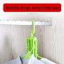 EvaroFly Multipurpose Magic Folding Hanger, Multilayer Anti-skidding Storage Clothes Hanger, Household Travel Camping -Pink 42.5x42x21.5cm