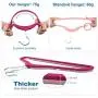 IEOKE Velvet Hangers, 50 Pack Nonslip Clothes Hangers Heavy Duty 360 Swivel Hanger Hook Ultra Thin Clothes Racks Perfect for Space Saving (Rose Red) IEOKE Velvet Hangers, 50 Pack Nonslip Clothes Hangers Heavy Duty 360 Swivel Hanger Hook Ultra Thin Clothes Racks Perfect for Space Saving (Rose Red)