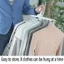 EvaroFly Multipurpose Magic Stretch Folding Hanger, Save Space Storage Clothes Hanger, Household Travel Camping -Pink 53x42x29cm EvaroFly Multipurpose Magic Stretch Folding Hanger, Save Space Storage Clothes Hanger, Household Travel Camping -Pink 53x42x29cm