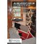 Large Wooden Clothes Drying Rack by Benson Wood Products