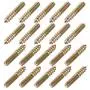 uxcell 20Pcs M6x35mm Hanger Bolt Double Headed Bolt Self-Tapping Screw for Furniture