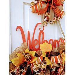 Fall Welcome Door Hanger Rail