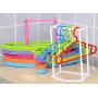 Lucky Fitness 1pcs plastic organizer clothes hanger holder stacker storage rack home storage organza tion hangers