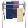 Household Essentials 5127 Collapsible Expandable Metal Clothes Drying Rack - Dry Wet Laundry Indoors - Satin Silver Household Essentials 5127 Collapsible Expandable Metal Clothes Drying Rack - Dry Wet Laundry Indoors - Satin Silver