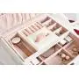 Two Layer Jewelry Organizer Storage Boxes for Girls Women, Pink, Soft Velvet Lining for Storing Rings, Necklaces, Earrings, Bracelet or Watches Two Layer Jewelry Organizer Storage Boxes for Girls Women, Pink, Soft Velvet Lining for Storing Rings, Necklaces, Earrings, Bracelet or Watches