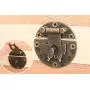 Willcomes Wooden Money Storage Boxes Treasure Chest Piggy Bank Handmade Jewelry Organizer With Lock and Two Keys
