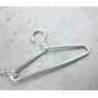 Sterling Silver Hanger Necklace- Wire Hanger Pendant