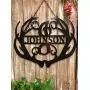 Deer Antler Last Name Sign 18 inch ACM Metal Signs For Man Cave Metal Monogram Door Hanger Personalized Gift Personalized Door Hanger Family Sign QUICK SHIPPING Deer Antler Last Name Sign 18 inch ACM Metal Signs For Man Cave Metal Monogram Door Hanger Personalized Gift Personalized Door Hanger Family Sign QUICK SHIPPING