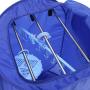 Portable Clothes Dryer,Blue Mini Folding Ventless Electric Air Clothes Dryer Bag Folding Fast Drying Machine with Heater 110V US Plug