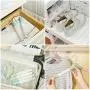 Outgeek Clothes Hanger, Detachable Multifunctional Hanger Plastic Space Saving Hanger for Travel