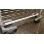 Foldable, Rolling, Stainless Steel Rods & Compact Storage Laundry Clothes Drying Rack System, Made-in-Korea, Premium Size