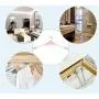Outgeek Clothes Hanger, Detachable Multifunctional Hanger Plastic Space Saving Hanger for Travel