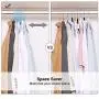 SONGMICS 50-Pack Clothing Hangers, Durable and Slim, Space Saving, Strong Heavy-Duty Plastic, Notched, Standard Tubular Hangers for Coats, Adults, 16.3 Inches Long, Light Blue UCRP03IN50 SONGMICS 50-Pack Clothing Hangers, Durable and Slim, Space Saving, Strong Heavy-Duty Plastic, Notched, Standard Tubular Hangers for Coats, Adults, 16.3 Inches Long, Light Blue UCRP03IN50