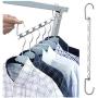 DNJKSA Clothes Hanger Metal Multifunctional Metal Iron Hanger Product Hanging(5 Pieces/Lot)(Random Color)