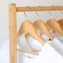 Tree racks and coat racks, Living room hangers, Bamboo floor clothes racks bedroom mobile storage rack-D