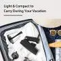 Steamer for Clothes, Coralov Portable Handheld Travel Garment Steamer, Foldable Mini Fabric Wrinkles Remover, 3 Steaming Modes, 25s Fast Heating up