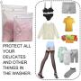 TENRAI Delicates Laundry Bags, 3-Wire Process 3 Times Stronger, Bra Fine Mesh Wash Bag for Underwear, Lingerie, Pantyhose, Socks, Use YKK Zipper, Have Hanger Loops (0 Fluorescent Cloth, 1L & 1M, QS TENRAI Delicates Laundry Bags, 3-Wire Process 3 Times Stronger, Bra Fine Mesh Wash Bag for Underwear, Lingerie, Pantyhose, Socks, Use YKK Zipper, Have Hanger Loops (0 Fluorescent Cloth, 1L & 1M, QS