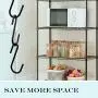 24 Pack 2.4 Inch Black S Shaped Hooks Small Hanging Hangers for Bathroom Bedroom Office Kitchen Garden 24 Pack 2.4 Inch Black S Shaped Hooks Small Hanging Hangers for Bathroom Bedroom Office Kitchen Garden