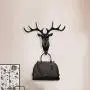 Vintage Deer Head Antlers Wall Hook (Max:10kg) for Hanging Hat Scarf Bag Key Clothes Bathroom Kitchen Towel Holder Hanger Rack Wall Wedding Gift (Gray) Vintage Deer Head Antlers Wall Hook (Max:10kg) for Hanging Hat Scarf Bag Key Clothes Bathroom Kitchen Towel Holder Hanger Rack Wall Wedding Gift (Gray)