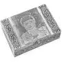 Set of 2 Aluminium Oxidized Buddha Embossed Travel Portable Trinket Jewelry Organizer Boxes Storage Set of 2 Aluminium Oxidized Buddha Embossed Travel Portable Trinket Jewelry Organizer Boxes Storage