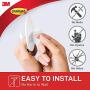 Command Medium Designer Hooks, White, 2-Hooks, Organize & Decorate Damage-Free