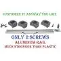 Not Yet Another Mop Broom Holder, Clips Hold Everything Better Than Rollers, 4 Sliding Grippers and 4 Hooks, Wall Mount on Aluminum Rack by 2 Screws Only, Tools Organizer for Garden, Garage or Closet Not Yet Another Mop Broom Holder, Clips Hold Everything Better Than Rollers, 4 Sliding Grippers and 4 Hooks, Wall Mount on Aluminum Rack by 2 Screws Only, Tools Organizer for Garden, Garage or Closet