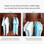 GWXYMJ Coat Rack Wardrobe Lifting Clothes Hanger, Automatic Hangers in The Closet, Pull-Down Adjustable Width Clothes Rail, Telescopic Rod, Damping Buffer Design (Size : 660-890mm)