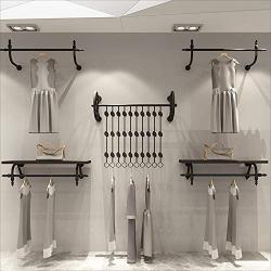 NAN Liang Clothing Store Display Stand Simple On The Wall Wall Hanging Womens Clothing Hangers Shelves Children Clothes Hanger 5 Pieces Multi-Functional Clothing Rack (Size : 3.6M)