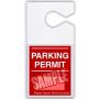 StoreSMART Pocket Hanger for Parking - Holds 3" x 3 1/2" insert size - 10-Pack - Vinyl Plastic - SPC3935S-10