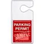 StoreSMART Pocket Hanger for Parking - Holds 3" x 3 1/2" insert size - 10-Pack - Vinyl Plastic - SPC3935S-10