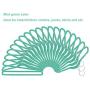 TQVAI 50 Pack Kid Velvet Clothes Hangers Non Slip Space Saver, Mint Green