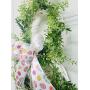 Bunny Wreath, Easter Wreath, Easter Bunny Wreath, Easter Bunny, Greenery, Greenery Wreath, Bunny Ears, Wreath, Door Hanger, Home Decor, Easter Decor, Bunny Decor, Free Shipping, Krazy Mazie Kreations