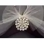 Elegant Bridal Hanger Wedding Dress Hanger with Personalized Name in Silver wire on walnut stained wood hanger