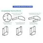 2 X Plastic Hangers Caddy / Hanger Holder - White 2 X Plastic Hangers Caddy / Hanger Holder - White